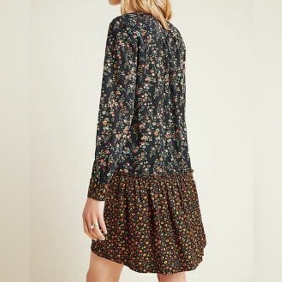 Anthropologie Marlie Floral Print Shirt Dress - Picture 3 of 5